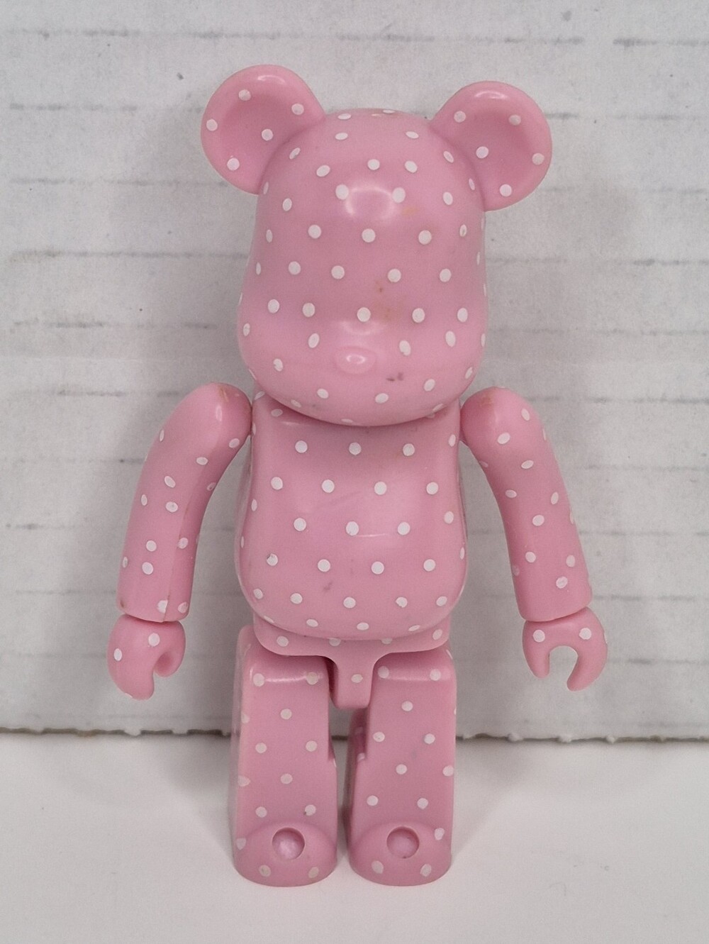 Medicom Bearbrick series 13 pattern pink white polka dots 100%